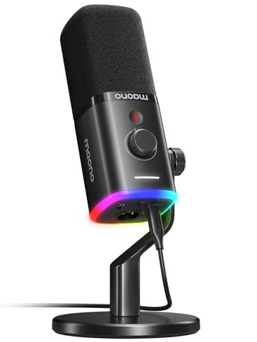 MAONO PD100X Microfono Gaming USB/XLR Dinamico per Podcasting e Streaming