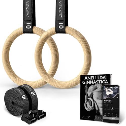 LISTHEN Anelli Ginnastica e Crossfit in Legno
