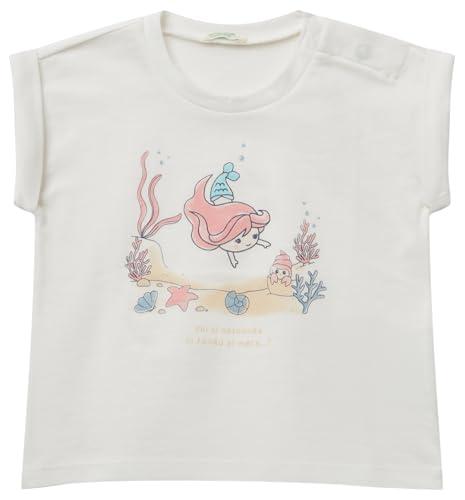 T-Shirt Neonati United Colors of Benetton in Cotone Organico