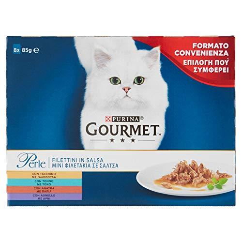 Purina Gourmet Perle Filettini in Salsa: Delizia Quotidiana per il Tuo Gatto