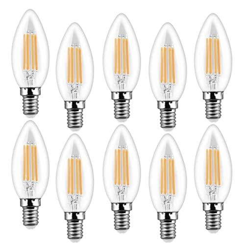 Bratek Lampadine LED E14 C35 Vintage - Illumina con Stile e Risparmio Energetico