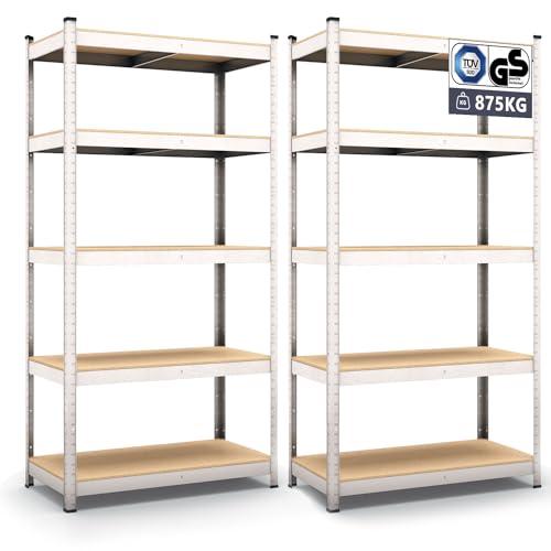 Scaffale per Carichi Pesanti Panorama24 con 2 Scaffali, 180x90x40 cm, Portata 875 kg