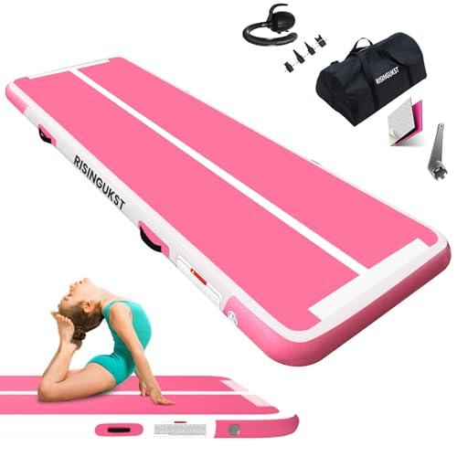 RISINGUKST Air Track Ginnastica Artistica: Tappetino Gonfiabile per Allenamento Sicuro e Divertente