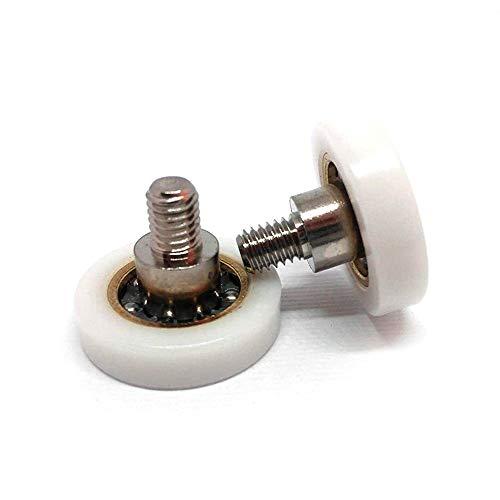 Kit 2 Cuscinetti Rotelle Box Doccia VR 23mm Profilo Piatto