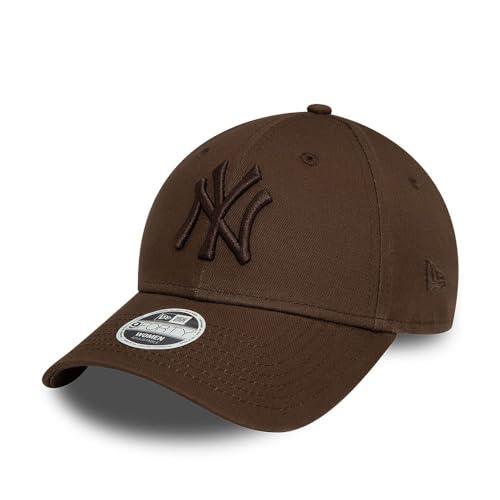 New Era New York Yankees MLB League Essential Tonale Marrone 9Forty Berretto Regolabile Donna