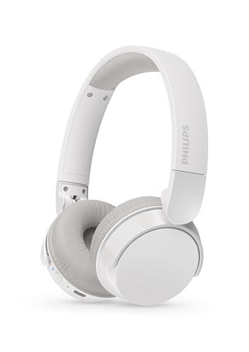 PHILIPS TAH3209WH Cuffie On-Ear wireless bluetooth leggere con isolamento acustico passivo - 25 ore di riproduzione, suono naturale, chiamate chiare, bassi dinamici, 2 ore di carica USB-C - Bianco