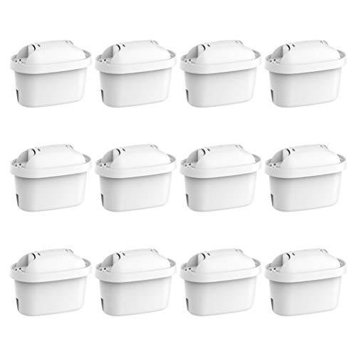 Waterdrop Filtri Acqua, Sostituzione per Brita Maxtra+ Plus, Maxtra Pro All-in-1, Compatibili con Caraffe Filtranti Brita Marella, Riduzione PFAS, PFOA/PFOS, Certificati TÜV SÜD e NSF (Confezione da 12)