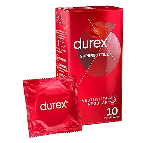 Durex Super Sottile - Preservativi Ultra Sensibili per un'Esperienza Naturale