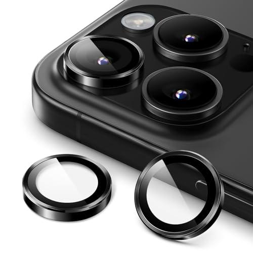 JETech Pellicola Fotocamera per iPhone 16 Pro/Pro Max (Nero)