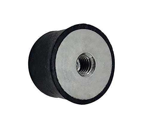 DOJA INDUSTRIAL Silent Block M8 30x20 Femmina-Femmina - Kit Antivibrazione per Condizionatori (4 Pezzi)