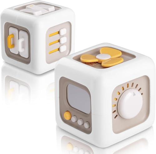 Zikenis Cubo Sensoriale Montessori 6 in 1 per Bambini da 1 Anno