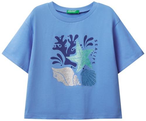 United Colors of Benetton T-Shirt Stampa Glitter Multicolor