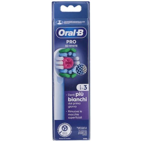 Oral-B Testine di Ricambio Pro 3D White