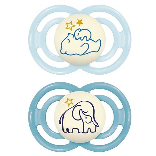 MAM Perfect Night Succhietto 16+ Mesi Azzurro (Set da 2)