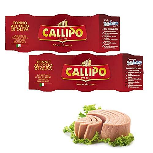 Tonno Yellowfin Giacinto Callipo in Olio d'Oliva - Formato Risparmio (6x80g)