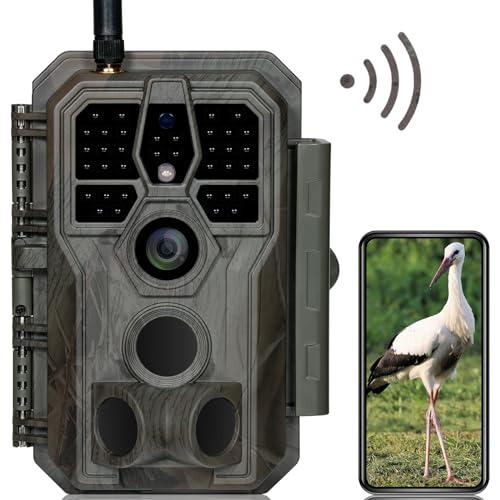 GardePro E8 Fotocamera da Caccia WiFi Bluetooth 64MP 1296P