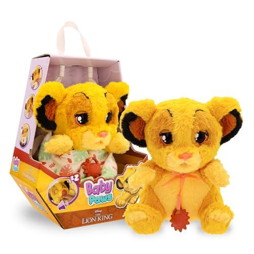 BABY PAWS Simba, Cucciolo Interattivo di Peluche