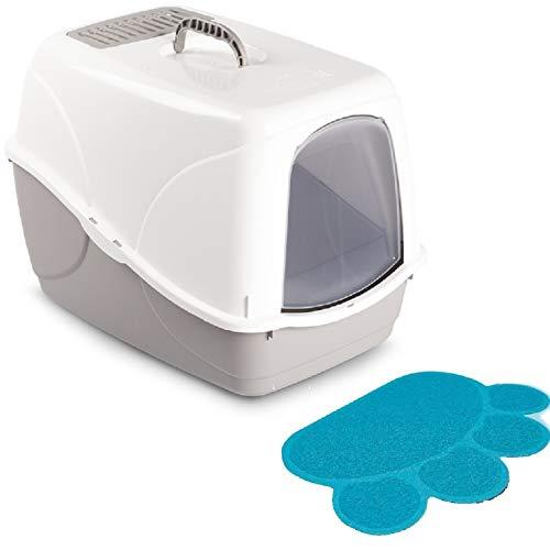 BPS Lettiera Chiusa per Gatti Anti-Sabbia con Filtro (Colore Casuale)