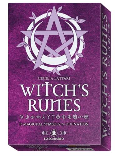 Witch's Runes Kit: 13 Rune di Legno per la Divinazione