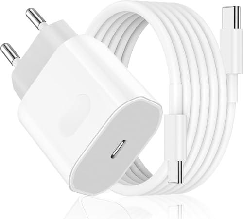 Caricatore Rapido USB-C 27W con Cavo 2M per iPhone 16/15 e iPad