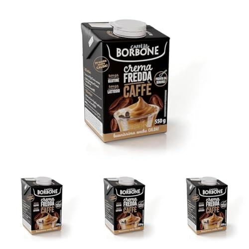 Caffè Borbone Crema Caffè Delattosata UHT - 4 Brick da 550g