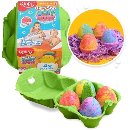 Zimpli Kids - Set Regalo 4 Uova Frizzanti Baff Bombz