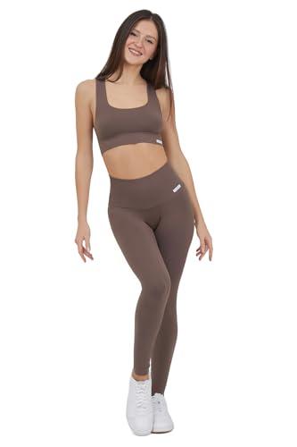 FGM04 Donna - Completo Onyx, Varie Colorazioni, 100% Made in Italy, Tessuto Super Morbido e Confortevole, Tessuto 4 Stagioni (Potato, XS-S)