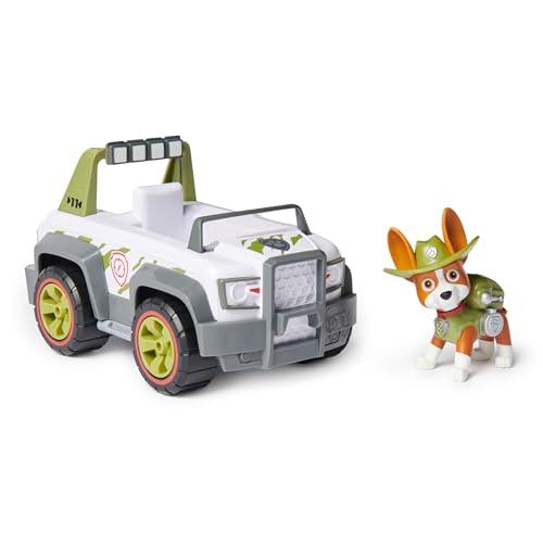 Paw Patrol, Veicolo Jungle Cruiser di Tracker, Veicolo e Personaggio Tracker, Giochi Bambini, 3+ anni
