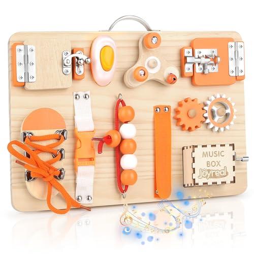 Pannello Sensoriale Montessori per Bambini - Busy Board in Legno