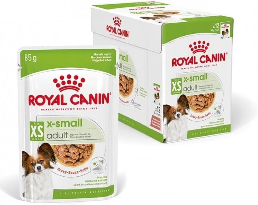 ROYAL CANIN X-Small Adult | 12 x 85 g | Alimento Umido per Cani Adulti Taglia Mini