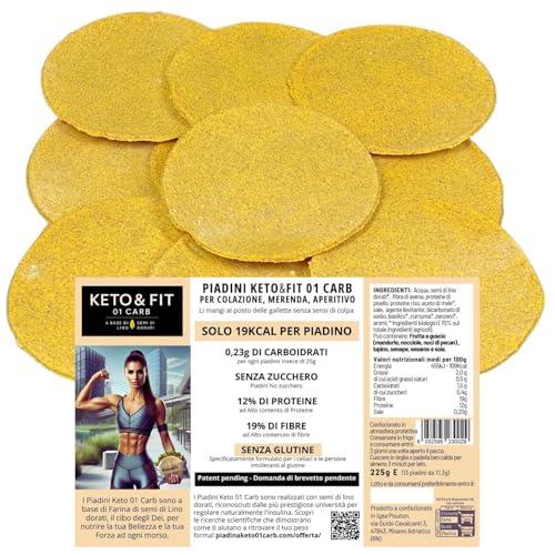 Piadini Keto 01 Carb - 3 Confezioni da 13 pezzi