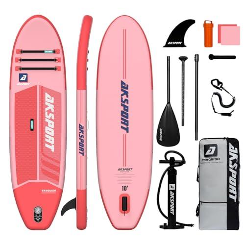 AKSPORT Tavola da Paddle Gonfiabile 10' con Accessori