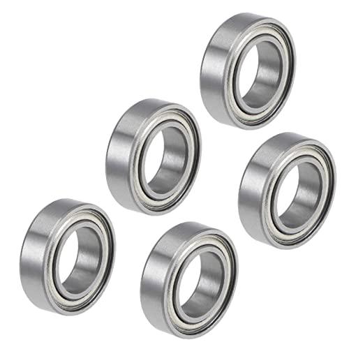 PATIKIL Cuscinetti a Sfere a Gola Profonda MR148ZZ, 8mm x 14mm x 4mm, Acciaio al Cromo, Set da 5