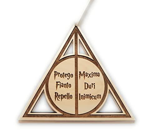Targa in legno personalizzata Harry Potter - Incantesimo Protego Maxima