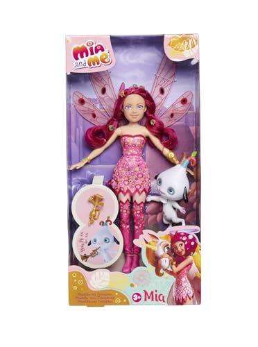 Simba - Mia and me fashiondoll, 109480089, +3 anni, brillanti nei capelli, ali fatate, con bracciale e anello dell'amicizia, Esclusiva Amazon