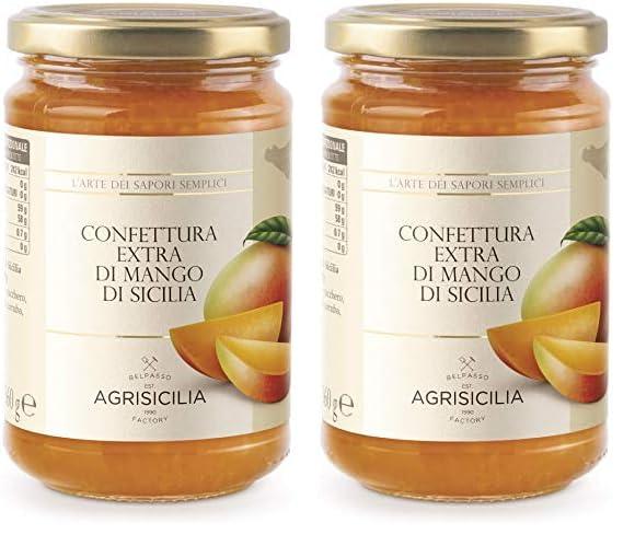 Agrisicilia Confettura Extra di Mango di Sicilia (2x360g)