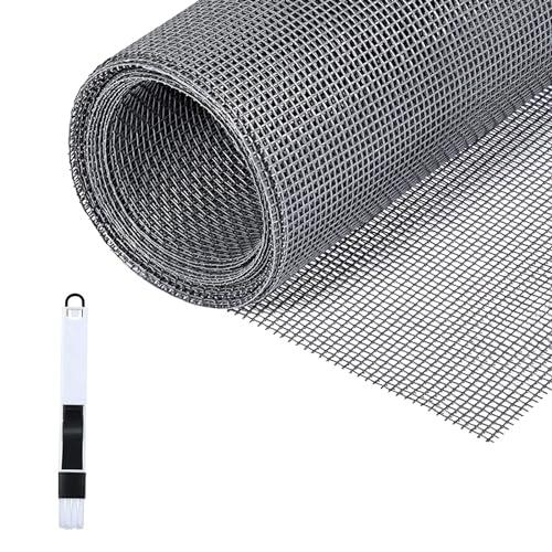 Fillis Rete Zanzariera in Fibra di Vetro 150x300cm, Grigio