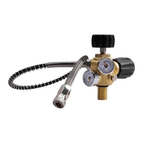 TUXING Compressore Alta Pressione PCP 4500 Psi/300 Bar con Adattatore DIN e Valvola di Ricarica