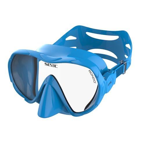 SEAC Rondò - Maschera Monovetro Frameless per Immersione e Snorkeling