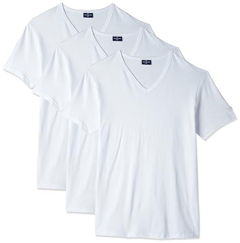 Navigare 512 Maglietta intima, Bianco, X-Large, Pacco da 3, Uomo