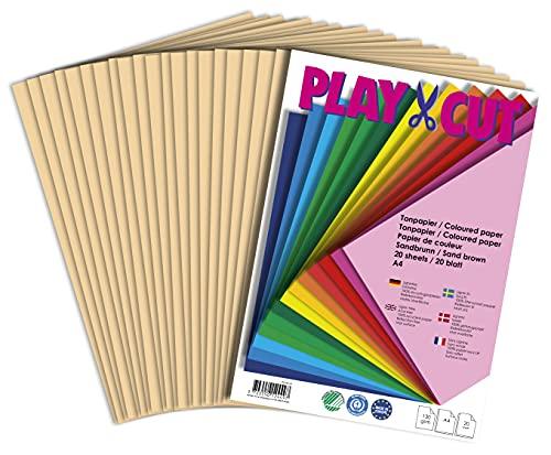 PLAY-CUT Carta Colorata A4 Sabbia 130g/m2