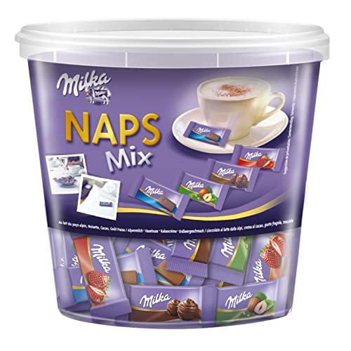 Milka Naps Mix - Cioccolatini Assortiti al Latte Alpino (1kg)