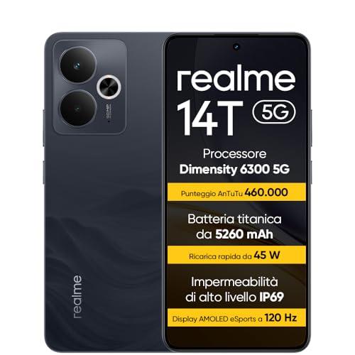 Realme 14T 5G Smartphone Nero Titanio (senza adattatore)