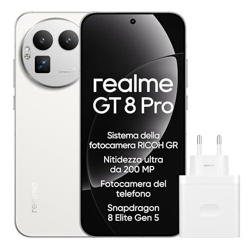 realme GT 8 Pro Smartphone Bianco 12GB+256GB