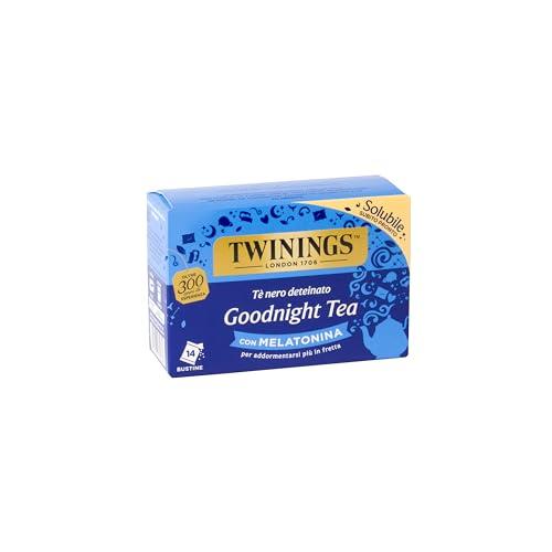 Twinings Goodnight Tea: Tè Nero Deteinato, Camomilla e Melatonina per un Sonno Sereno