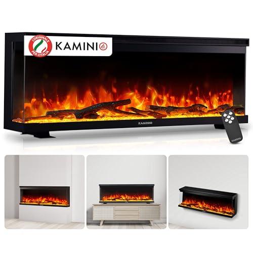 KAMINIO Camino elettrico LEA - 50 Pollici - 3-in-1