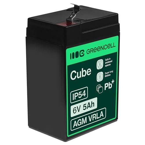 Green Cell Batteria AGM 6V 5Ah