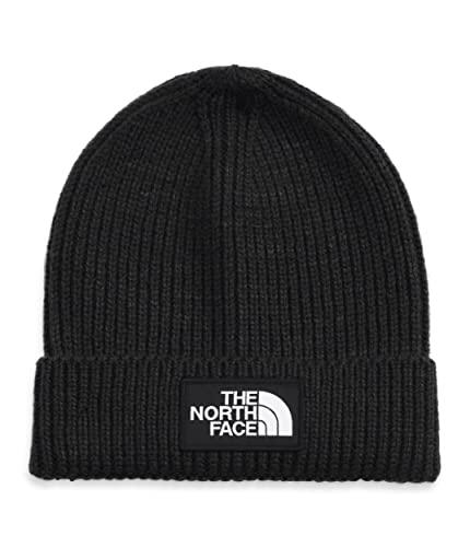 The North Face Box Logo Cuffed Berretto per Bambini e Ragazzi TNF Black One Size