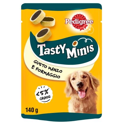 Pedigree Tasty Minis Snack per Cani al Manzo e Formaggio