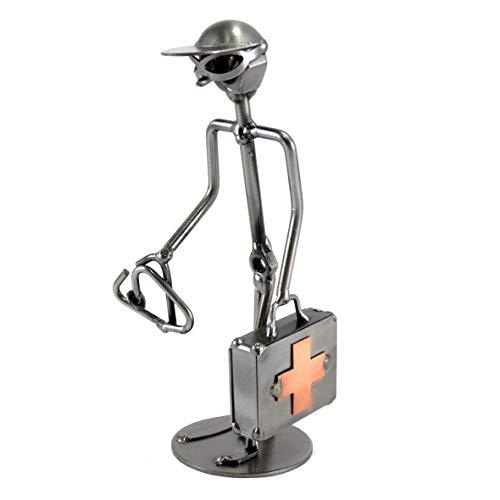 MEDICO - DOTTORE IN METALLO CON VITI BULLONI CHIODI DI METAL IDEA - IDEA REGALO ORIGINALE - 100% ARTIGIANALE - MADE IN ITALY - PERSONALIZZABILE